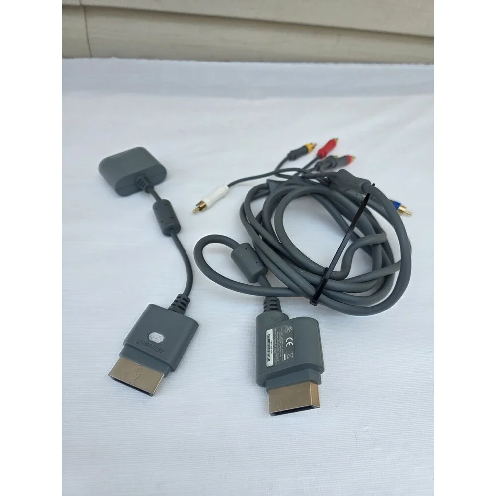 Genuine Original OEM Microsoft Xbox 360 Component Video HD A/V AV Cable/Cables